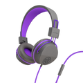 JBuddies Studio On-Ear Kids Wired Type-C Headphones Graphite/Violet