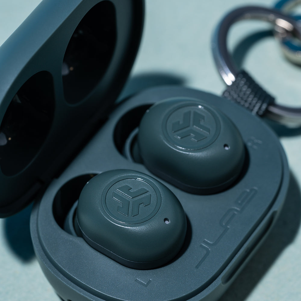JBuds Mini True Wireless Earbuds Sage Gray