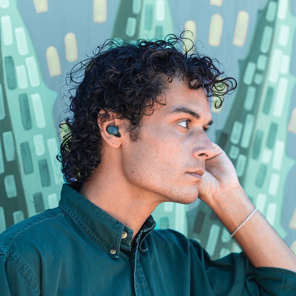 JBuds Mini True Wireless Earbuds Sage Gray