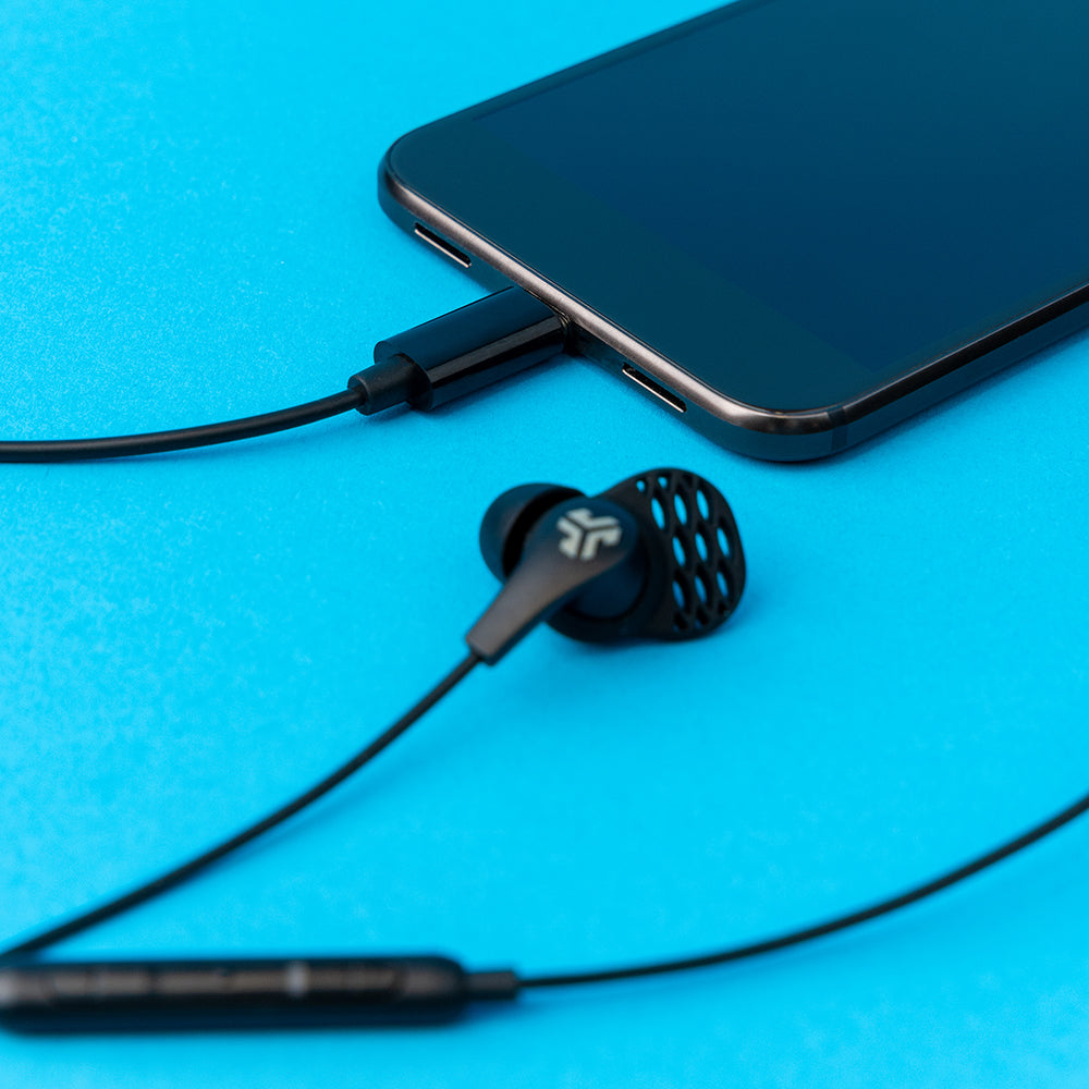 JBuds Pro USB-C Wired Earbuds Black